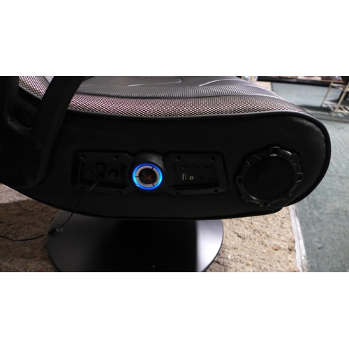 3381 - Xrocker Rainstorm 4.1 wireless RGB gaming chair (with power lead), Original RRP £199.99 + vat (282-3... 