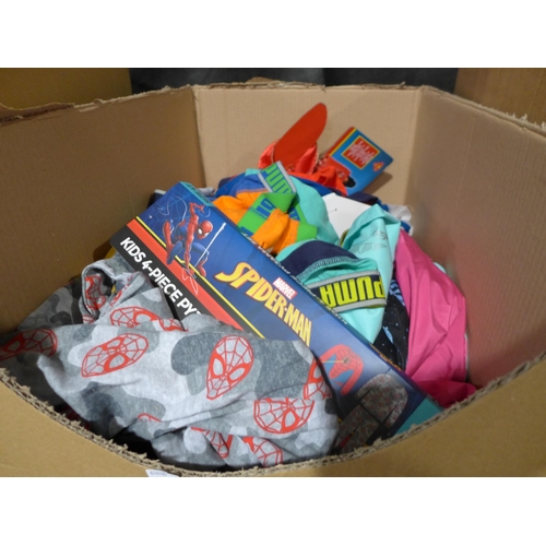 3397 - Box of children's clothing and fancy dress costumes - various sizes/styles and colours * this lot is... 