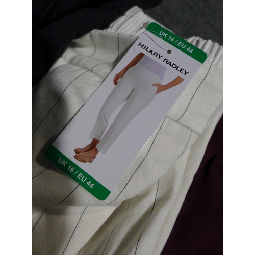 3398 - Box of women's trousers - various sizes/styles/colours * this lot is subject to VAT