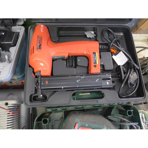 2007 - Job lot of power tools, Nickey Clarke trimmer, drill and battery charger, Bosch jigsaw - failed elec... 