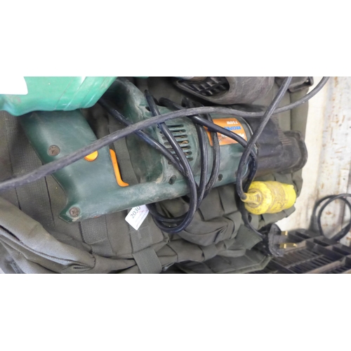 2009 - Pro User 750w/240v and 110v/1000w Hitachi reciprocating saws plus Kombat Military assault backpack