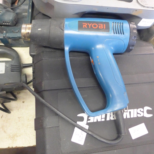 2011 - Black and Decker Quattro multitool, Black and Decker cordless drill and circular saw, Ryobi heat gun... 