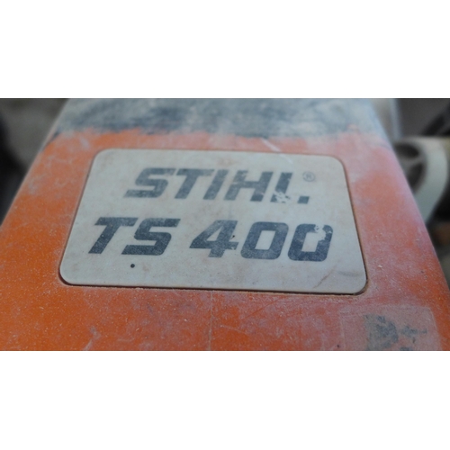 2028 - Stihl TS400 petrol-driven stonecutting saw