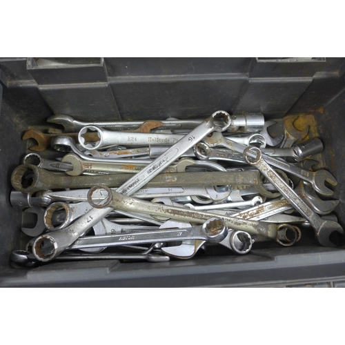 2030 - 2 Tool boxes of Mac tools and Snap-On spanners