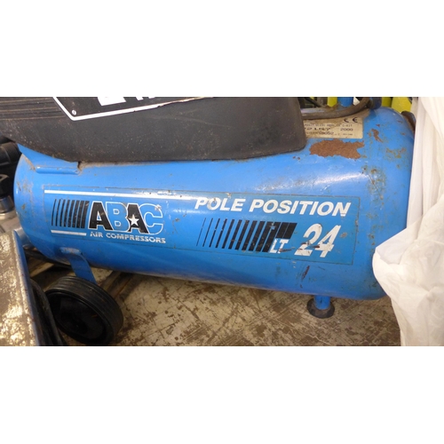 2148 - Abac Pole Position 2HP compressor with attachments