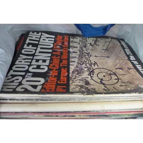 2216 - Approx 500 comics and magazines: 2000AD, 1940's war magazines, Manga comics, etc.