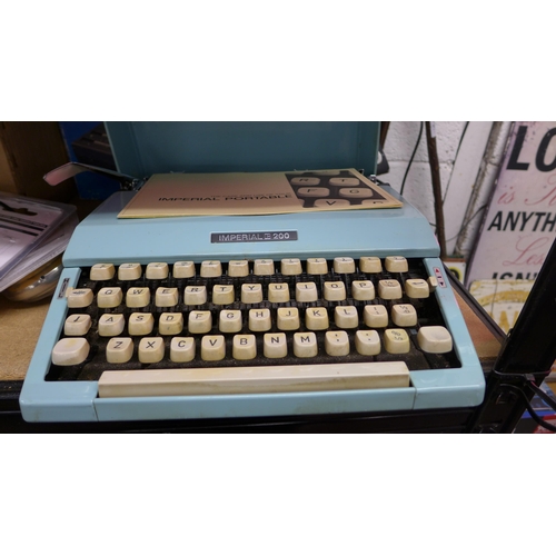 2234 - An Imperial 200 portable typewriter