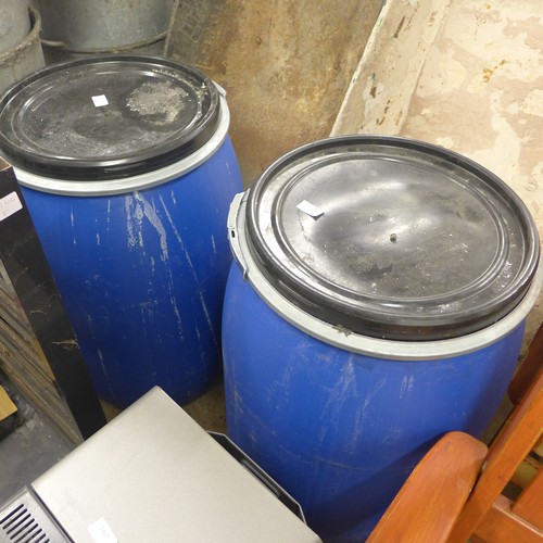 2469 - 2 125 litre chemical storage containers