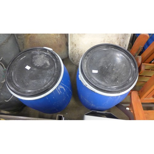 2469 - 2 125 litre chemical storage containers