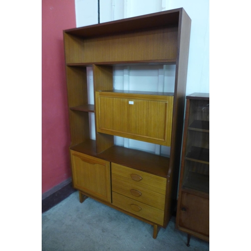 14 - A teak room divider