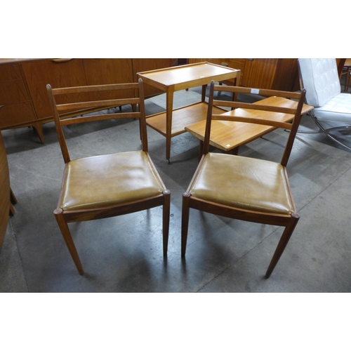 28 - A pair of G-Plan Fresco teak chairs