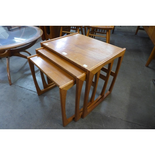 37 - A G-Plan Quadrille teak nest of tables