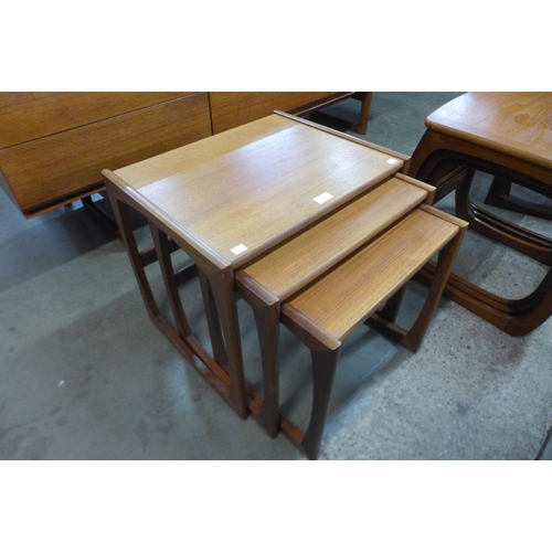 42 - A G-Plan Quadrille teak nest of tables