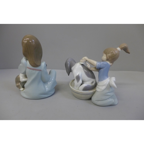 603 - Two Lladro figures