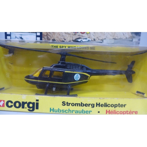 638 - A Corgi Toys James Bond The Spy Who Loved Me Stromberg Helicopter, boxed