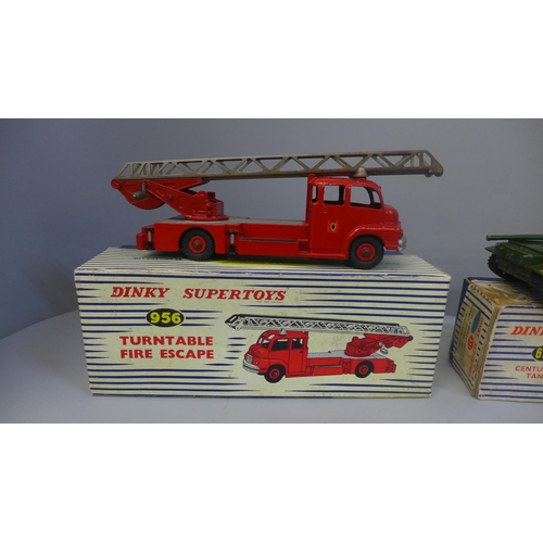 639 - Three Dinky Supertoys model vehicles, 642, 956 and 651, boxed