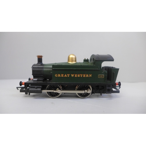 645 - A Hornby Railways 00 gauge locomotive, GWR 0-4-0 Tank No. 101