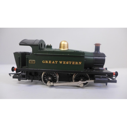 645 - A Hornby Railways 00 gauge locomotive, GWR 0-4-0 Tank No. 101