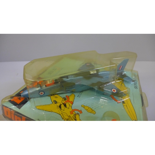 651 - A Dinky Toys 731 SEPECAT Jaguar aircraft, in original box