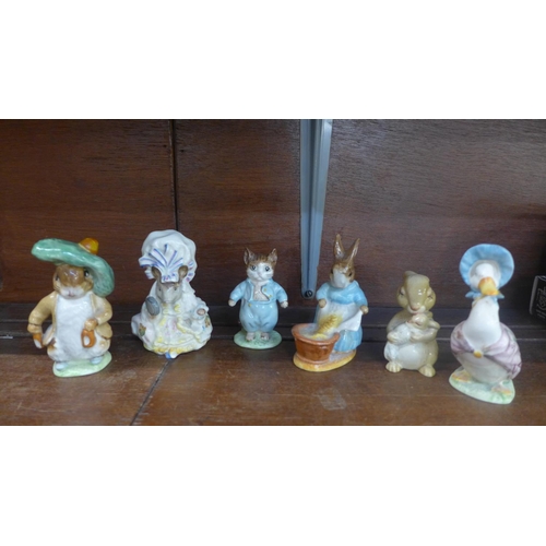 664 - Beswick Beatrix Potter figures, two a/f