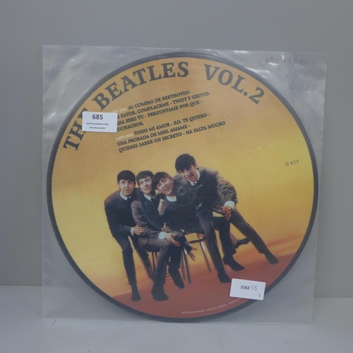 685 - A Mexican The Beatles picture disc