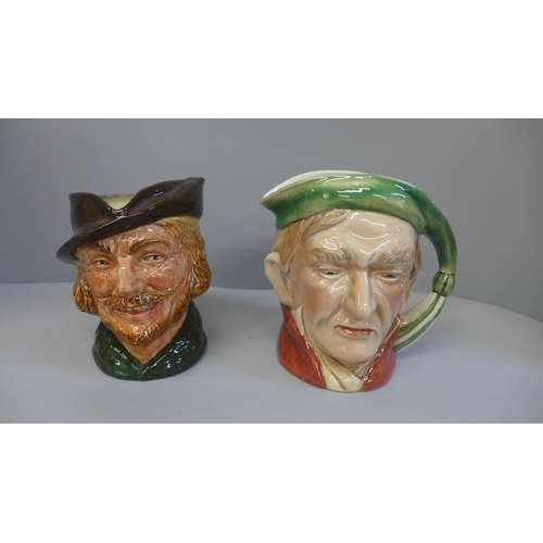 714 - Two character jugs, Beswick and Royal Doulton Robin Hood