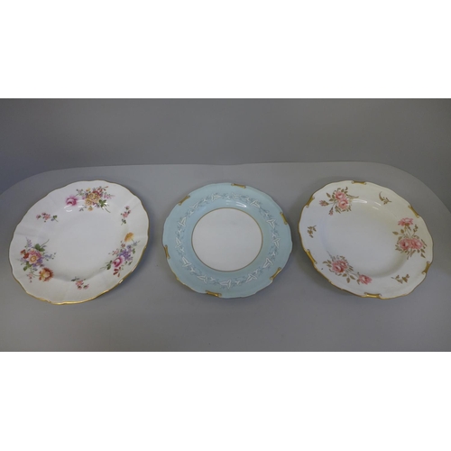 716 - Three Royal Crown Derby plates