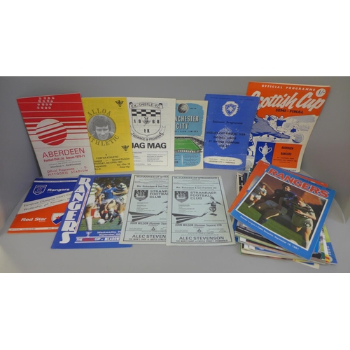 723 - Football memorabilia:- Scottish club programmes, 1957 onwards