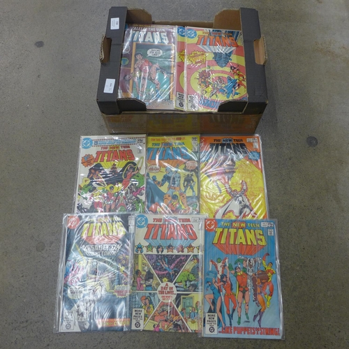 739 - Ninety-two DC Comics, The New Teen Titans, #1-90, plus two duplicates