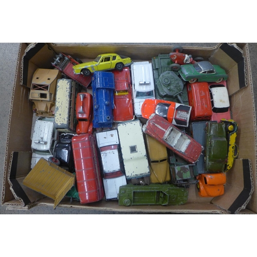 740 - Die-cast model vehicles, playworn