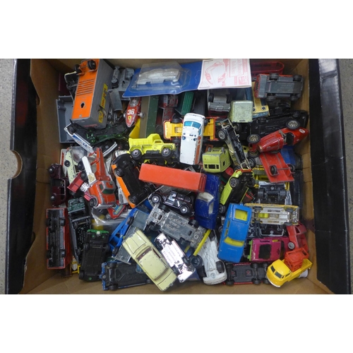 742 - Die-cast model vehicles, playworn