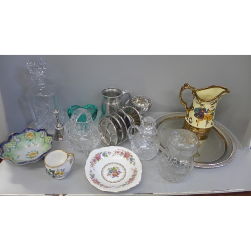 743 - A collection of china, glassware and metalware**PLEASE NOTE THIS LOT IS NOT ELIGIBLE FOR POSTING AND... 