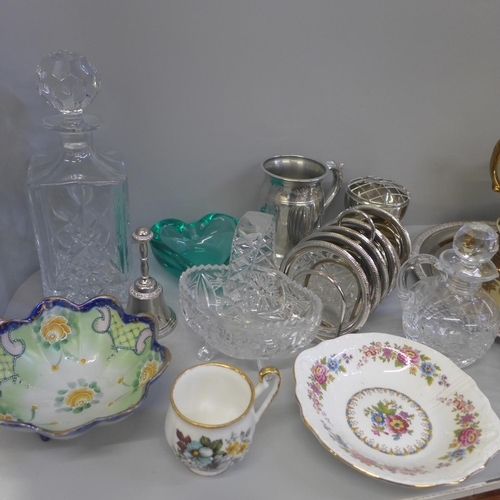 743 - A collection of china, glassware and metalware**PLEASE NOTE THIS LOT IS NOT ELIGIBLE FOR POSTING AND... 