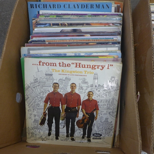 747 - Two boxes of classical and easy listening records**PLEASE NOTE THIS LOT IS NOT ELIGIBLE FOR POSTING ... 