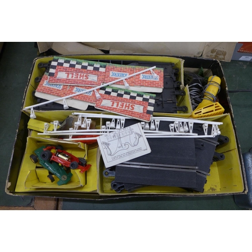 802 - A Scalextric game, set 50 and power unit