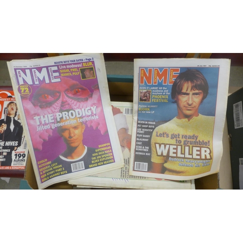 808 - A collection of New Musical Express and Melody Maker from the 1990's and other music magazines