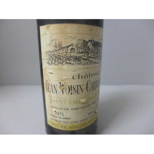 811 - A 1971 Chateau Jean Voisin Carbonneyre Grand Cru