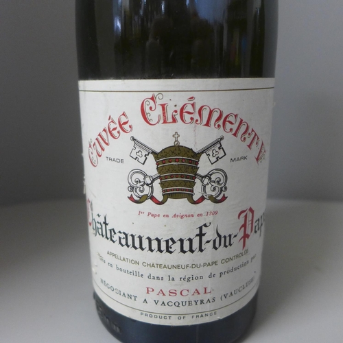 812 - Two bottles of Cuvee Clement V Pascal Chateau Neuf-du-Pape 1984