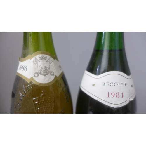 817 - Two bottles of Chateauneuf-du-Pape; 1984 Cuvee Clement V and 1986 Domaine du Vieux Lazanet