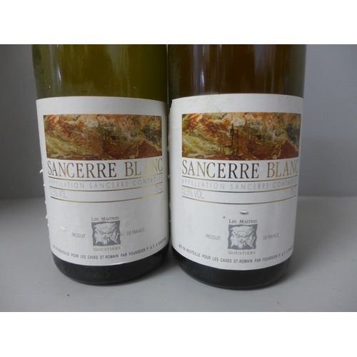 819 - Two Sancerre-Blanc 1996 bottles of wine