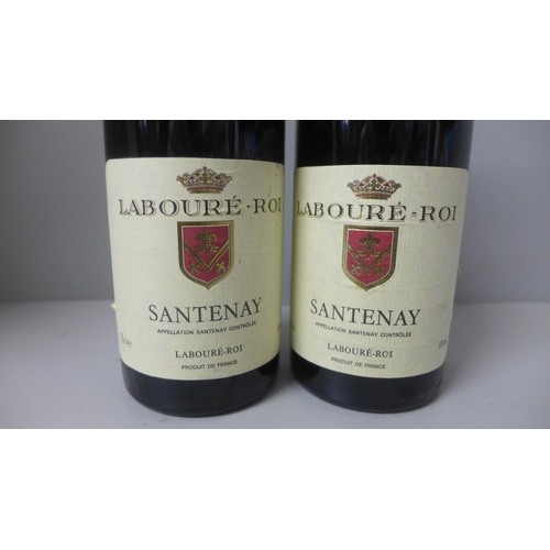 825 - Two bottles of Laboure-Roi Santenay red wine, 1994