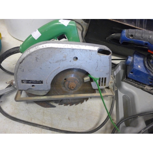 2007 - 240v Draper 1/2 sheet sander and Chandler 240V electric plane plus NuTool 240V drill