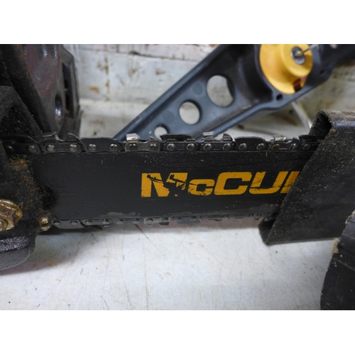 2021 - McCulloch petrol-driven chainsaw, 2 x 110v site lights and 1 x 240v site light