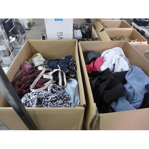 2058 - Approx. 60 items of ladies and gents clothes in assorted sizes and styles