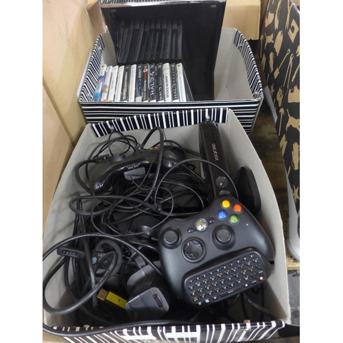 2061 - Xbox 360 with games and accessories