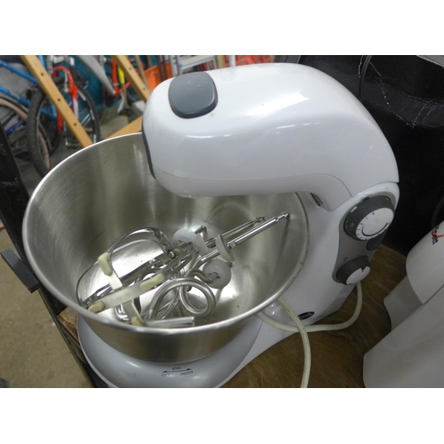 2073 - Breville food mixer with dough hook and mixing attachments plus food processor