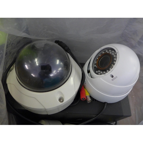 2101 - Alien brand CCTV system, external cameras and CPU