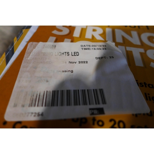 3007 - 48ft Feit String Lights (283-212) * This lot Is subject to VAT