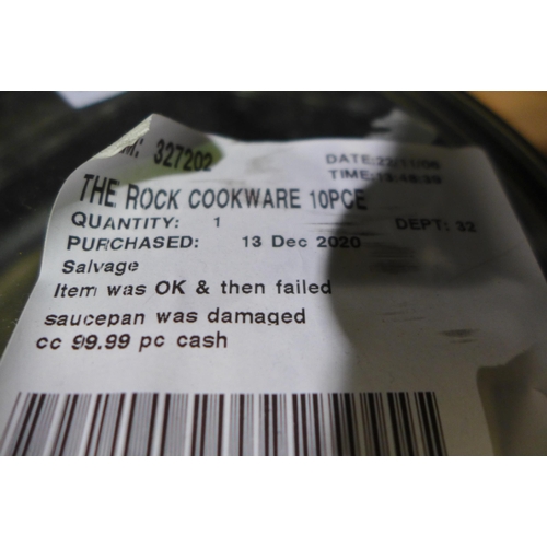 3020 - The Rock Cookware set,  Original RRP £106.99 + vat   (281-39)   * This lot is subject to vat