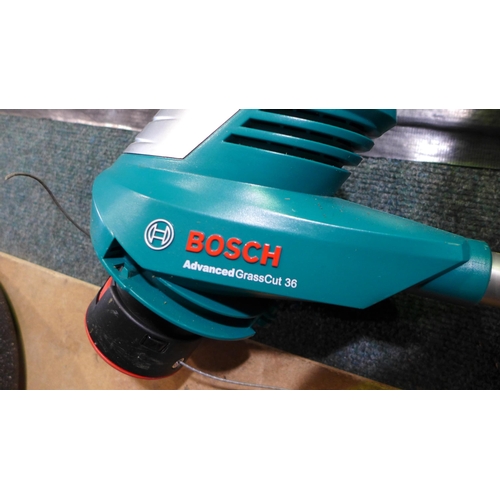 3021 - Bosch Grass Cutter advanced 36 with battery,  Original RRP £149.99 + vat   (281-38)   * This lot is ... 